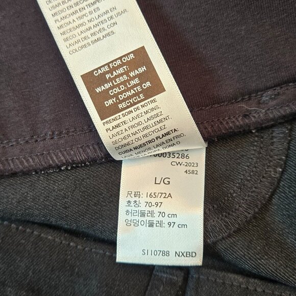 Signature by Levi Strauss Gold Women Maternity Baby Bump Skinny Jeans Sz L Black - Picture 9 of 9